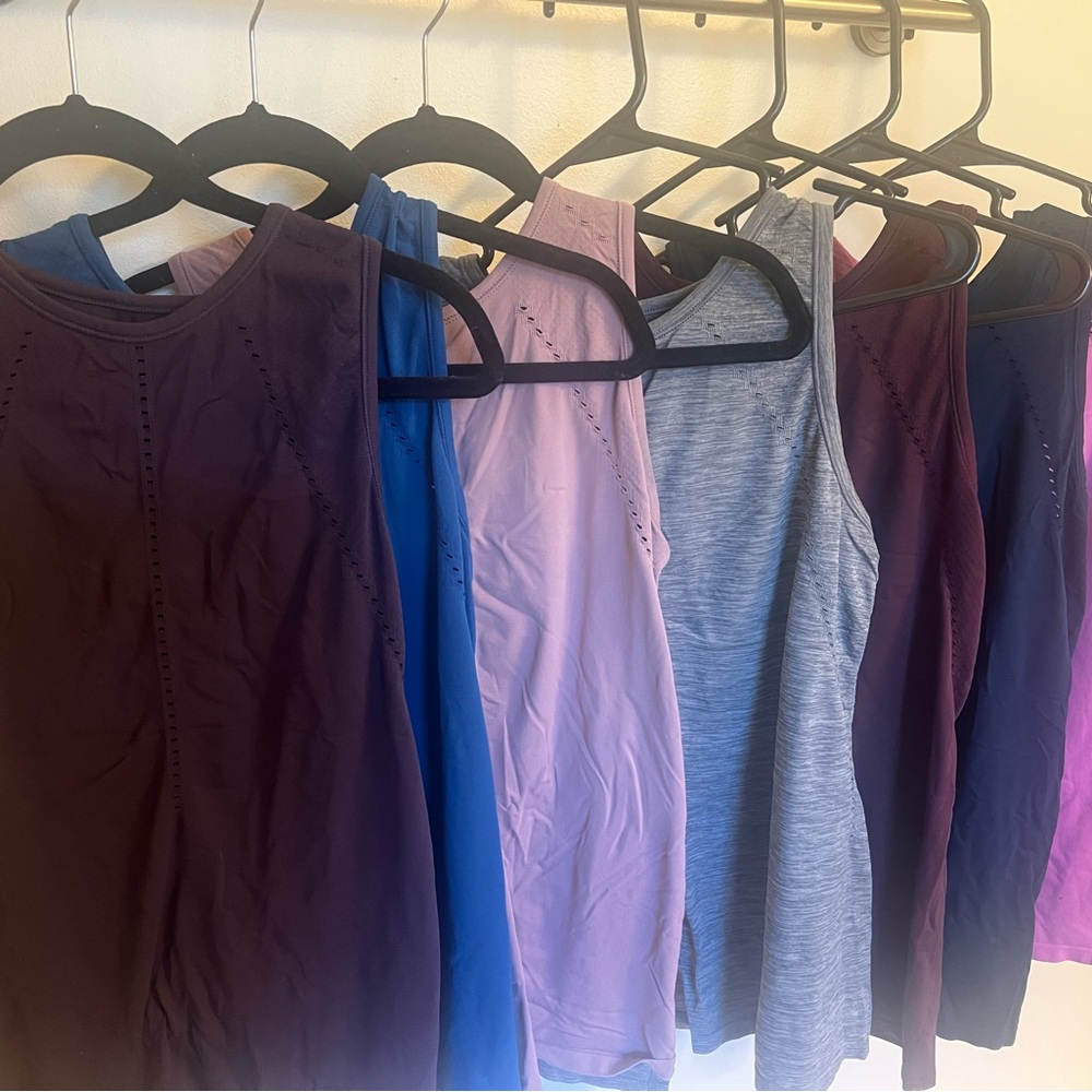 Athleta Women's Tank Tops - Purple, Blue, Pink, Gray